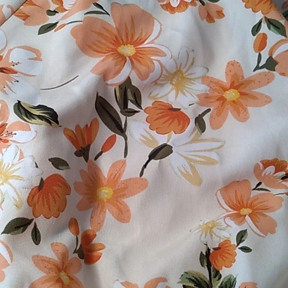 Shein XL summer peach color maxi dress - Picture 3 of 4